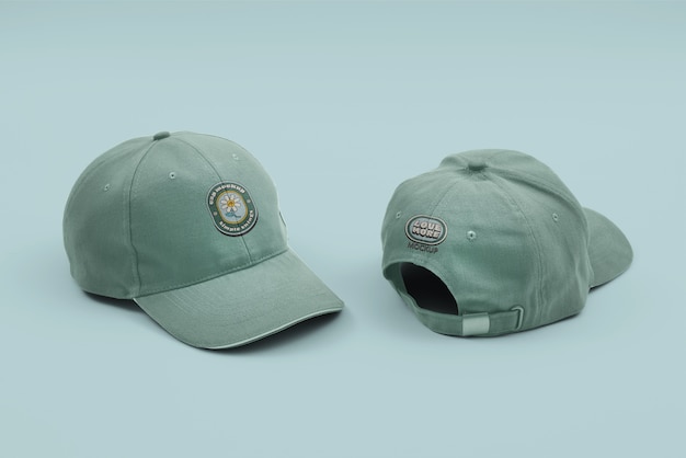 Isolated cap mockup