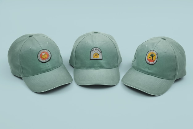 Isolated cap mockup