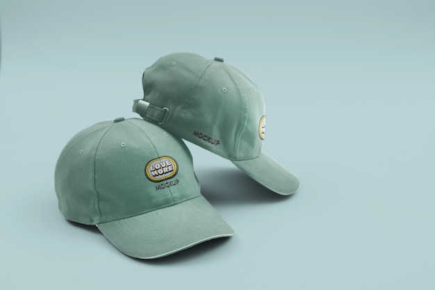 Isolated cap mockup