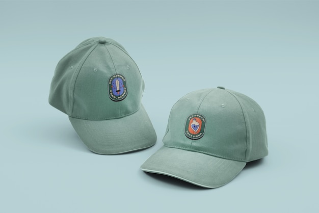 Isolated cap mockup