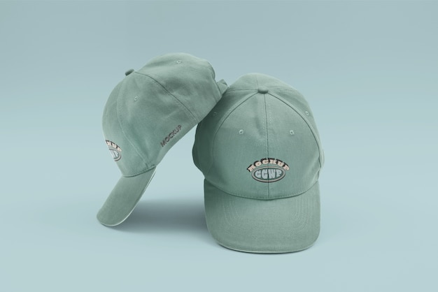 Isolated cap mockup