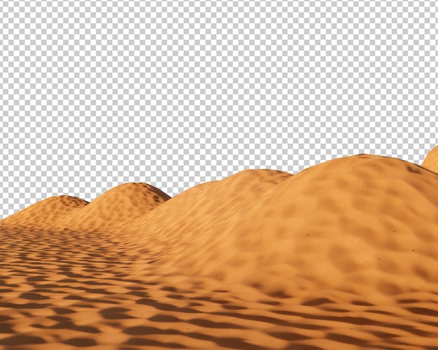 Isometric desert landscape scene background