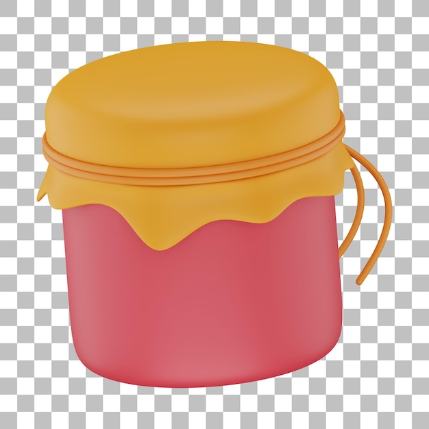 Jar 3D Illustration