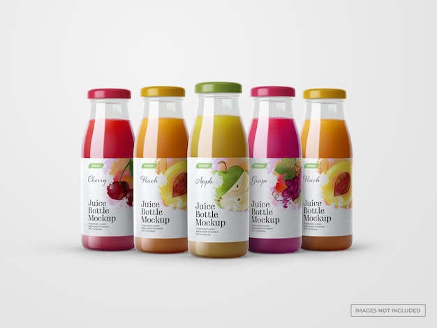 Juice Bottles Mockups