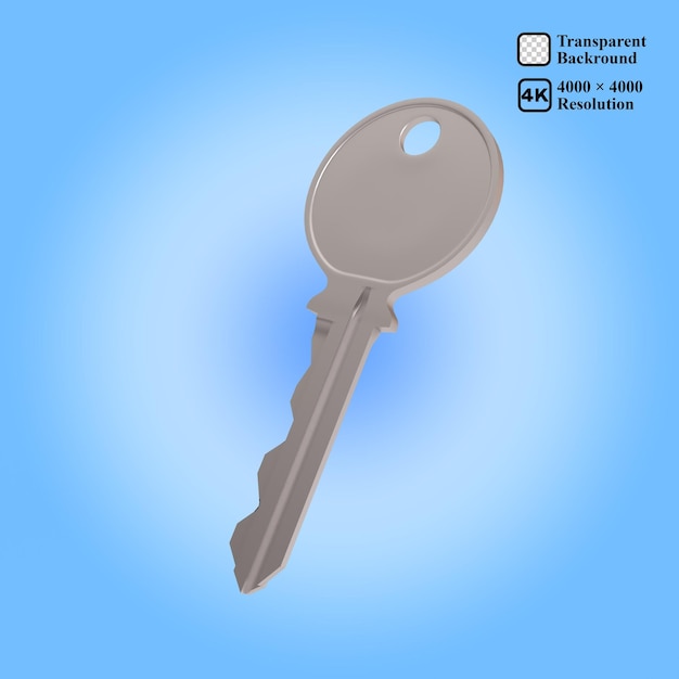 key 3d icon