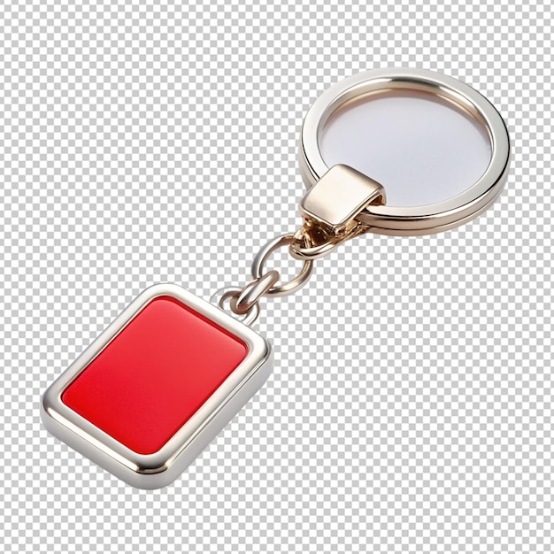 PSD keychain on transparent background