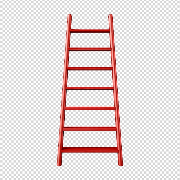 Ladder isolated on transparent background