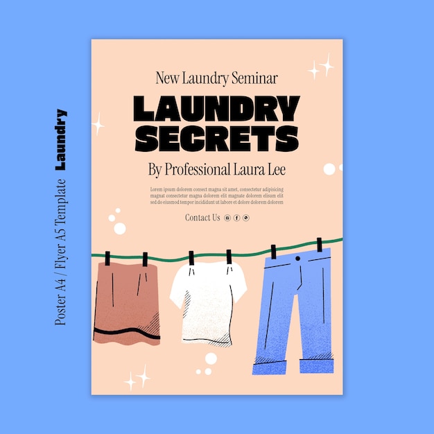 Laundry service template design