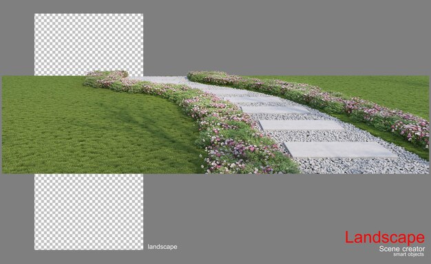 PSD lawns and flower gardens