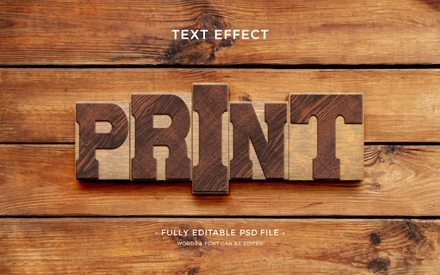 Letterpress text effect