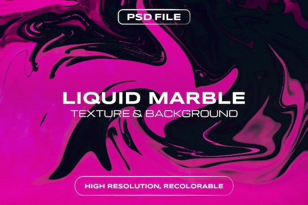 PSD liquid marble background