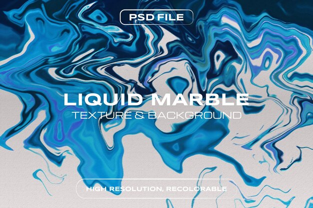 PSD liquid marble background