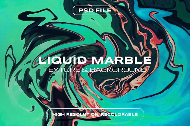 PSD liquid marble background