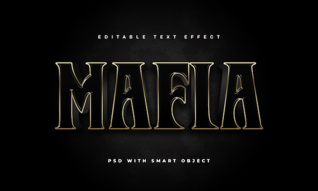 PSD mafia game text effect