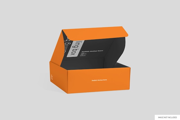 PSD mailing box mockup