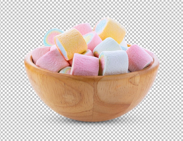 PSD marshmallows izolowane na warstwie alfa