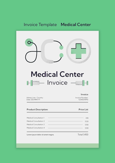 PSD medical center technology template