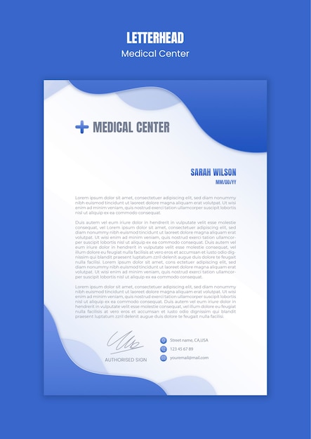 Medical center  template design