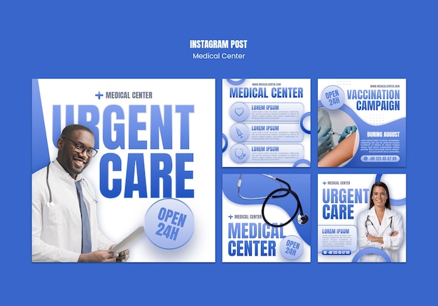 Medical center  template design