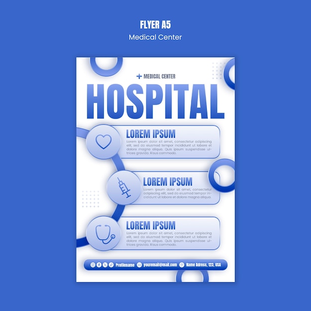 Medical center  template design