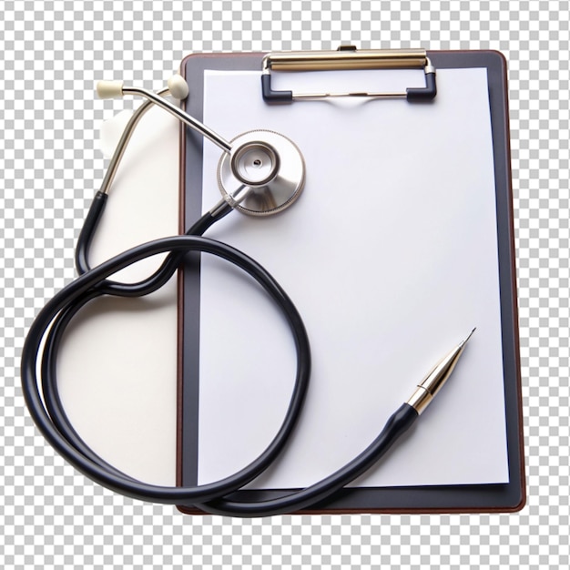 PSD medical clipboard with stethoscope