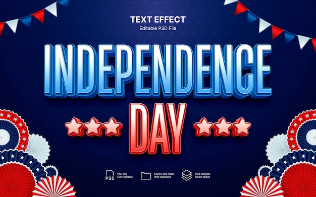 Memorial day text effect