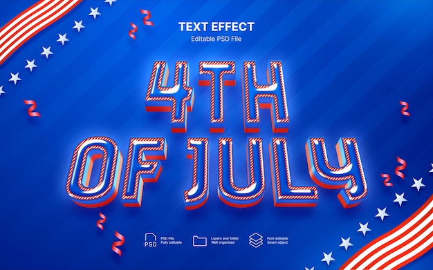 Memorial day text effect