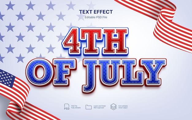 Memorial day text effect