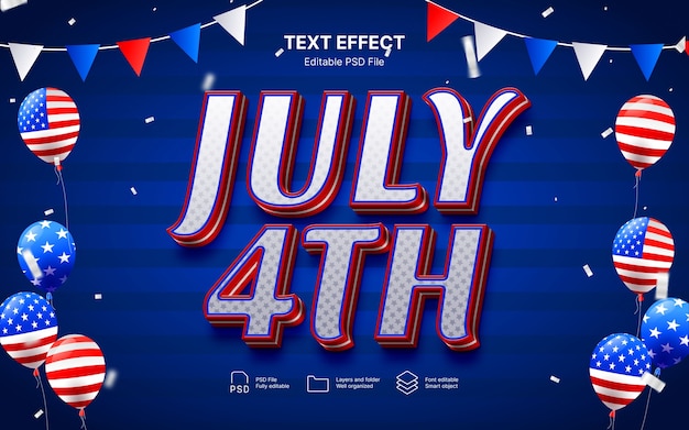 Memorial day text effect