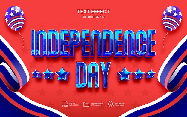 Memorial day text effect