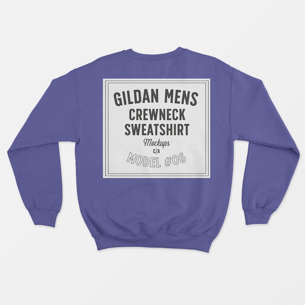 PSD mens crewneck sweatshirt