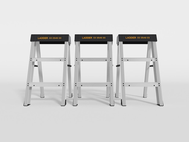 Metal Ladder Branding Mockup