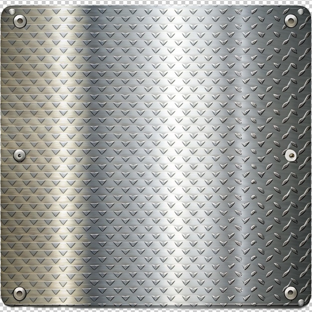 PSD metal png on transparent background