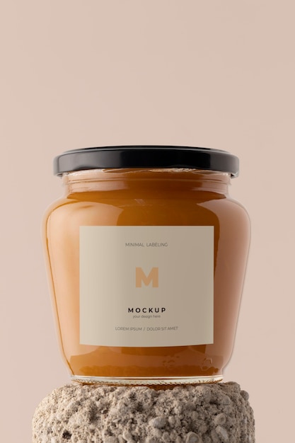 Minimal jar labeling mockup