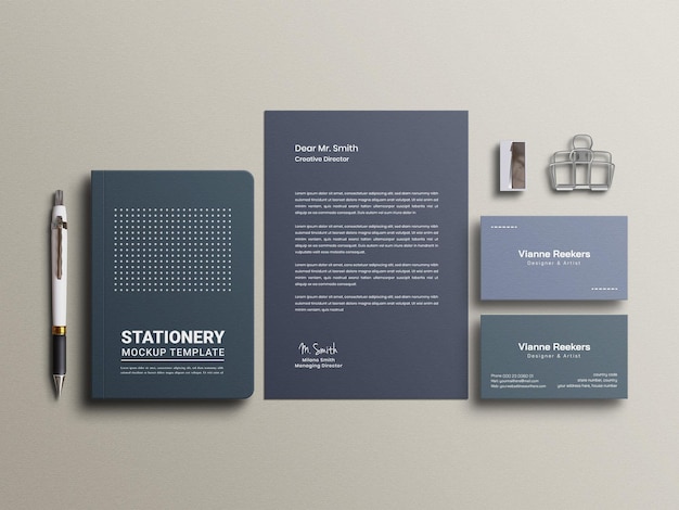 Minimal Stationery Mockup