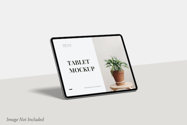 Minimalist tablet screen mockup Premium Psd