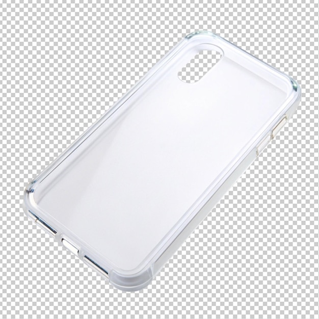 PSD mobil phone transparent case transparent background