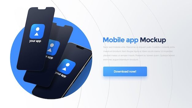 Mobile app Mockup