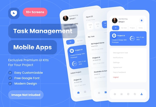 mobile apps ui kit template