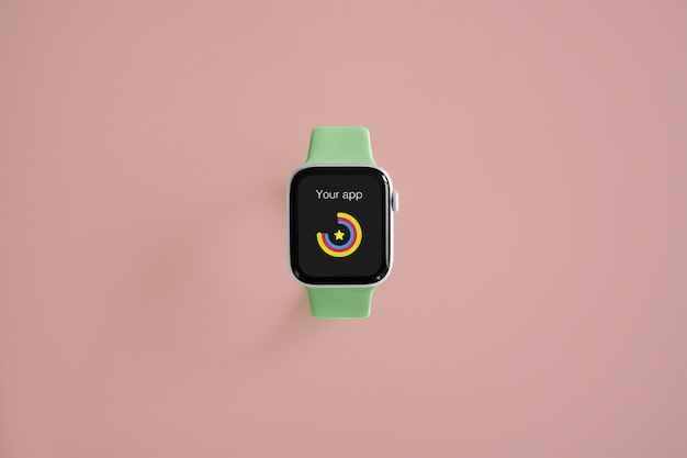 Mockup for app on watch