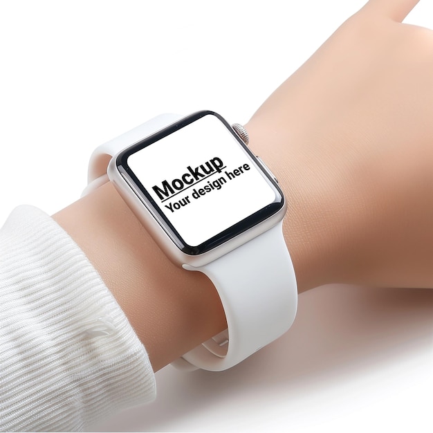 PSD mockup of a smart watch on your wrist