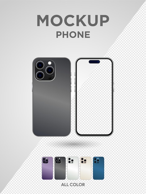 Mockup Smartphone iphone vector