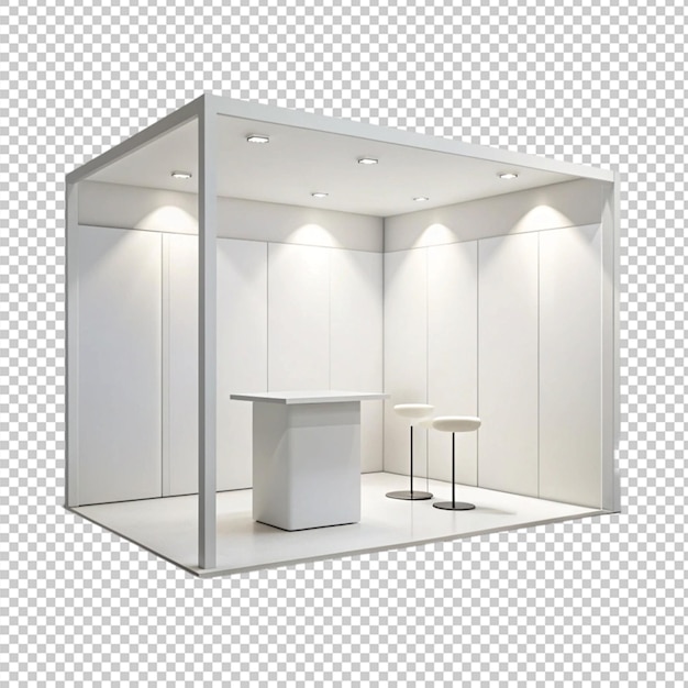 mockup of a trade show booth stall it features