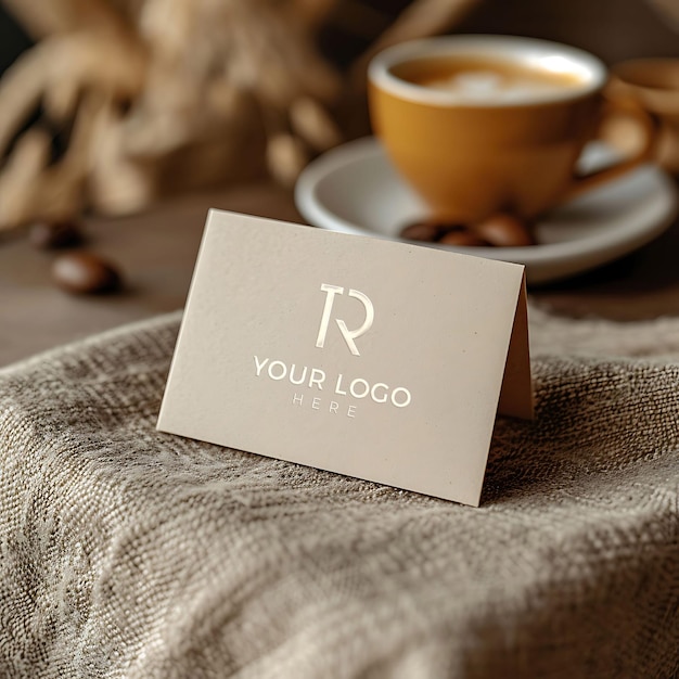 Modern Simple Unique Coffee Company Name Card Ui Ux Elegant Unique Business Card Mockup