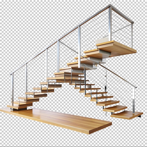 PSD modern u stair