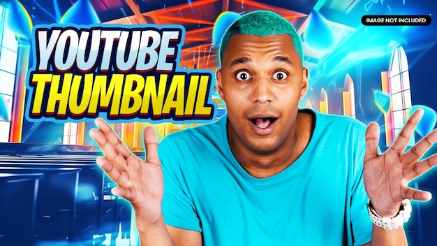 modern youtube thumbnail design