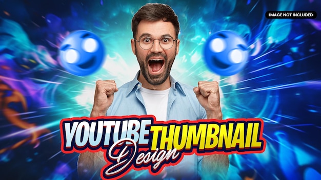 modern youtube thumbnail design