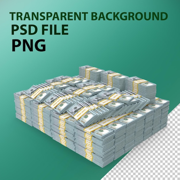 PSD money 100 bills png