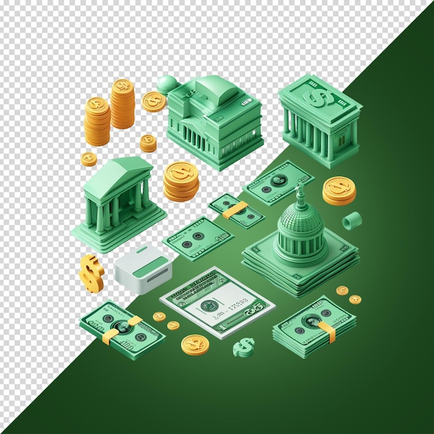 PSD money illustration