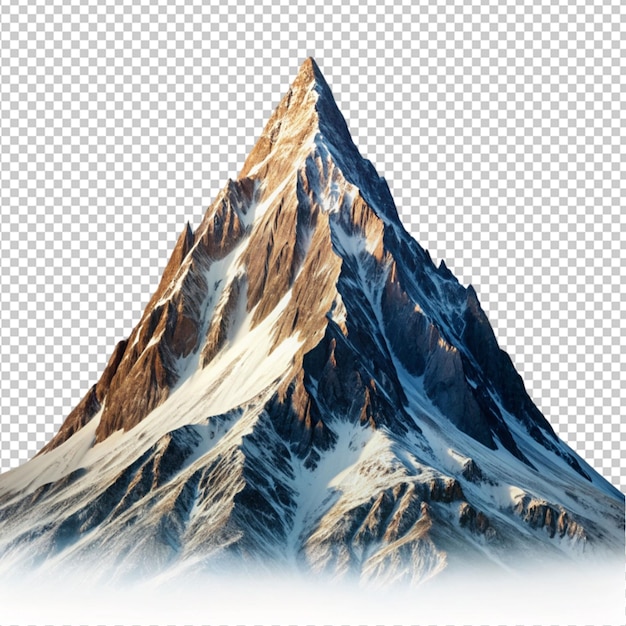 PSD mountain on transparent background